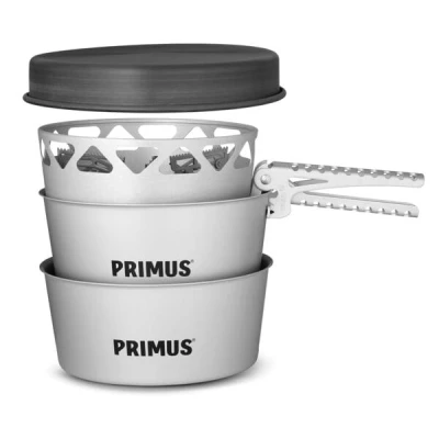 Primus Vařič set PRIMUS Essential Stove Set 1,3 L šedá 1,3L Primus Vařič set PRIMUS Essential Stove Set 1,3 L šedá 1,3L