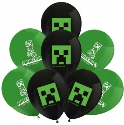 PROCOS Balónky nafukovací 28cm potisk MINECRAFT set 8ks PROCOS Balónky nafukovací 28cm potisk MINECRAFT set 8ks