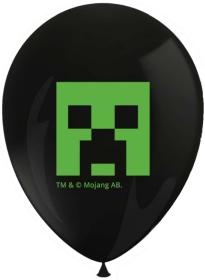 PROCOS Balónky nafukovací 28cm potisk MINECRAFT set 8ks