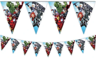 PROCOS Girlanda vlaječková Avengers ozdobný závěs dekorace na párty