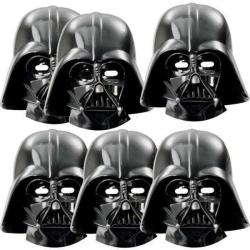 PROCOS Maska na obličej Darth Vader Hvězdné války set 6ks karton PROCOS Maska na obličej Darth Vader Hvězdné války set 6ks karton