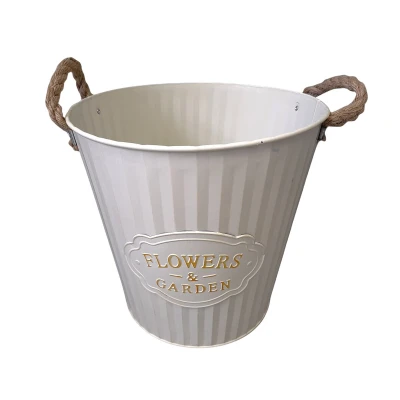 Prodex Kyblík provazová ucha velký bílý Ø 27 cm