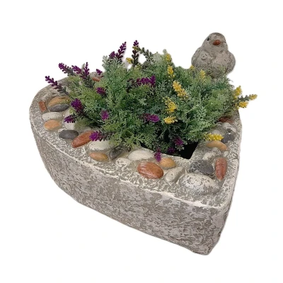 Prodex Srdce s ptáčkem 37 x 36 cm dekorativní miska