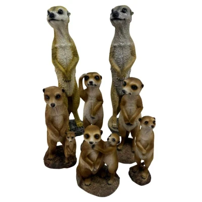 Prodex Surikata stojící béžová 33 cm polystonová soška