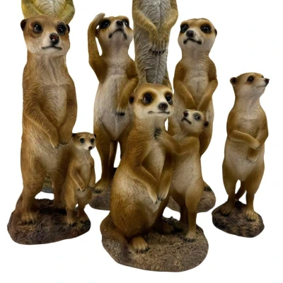 Prodex Surikata stojící béžová 33 cm polystonová soška