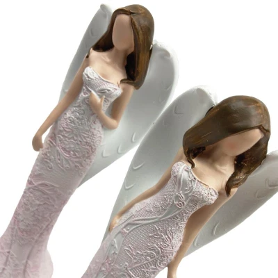 Prodex Anděl růžový sada 2 ks 26 cm