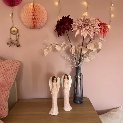 Prodex Anděl růžový sada 2 ks 26 cm
