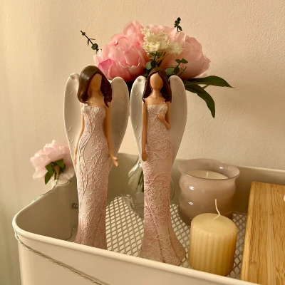 Prodex Anděl růžový sada 2 ks 26 cm