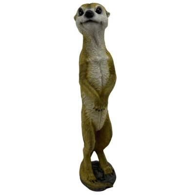 Prodex Surikata stojící polystone béžovošedá 51 cm dekorativní figurka