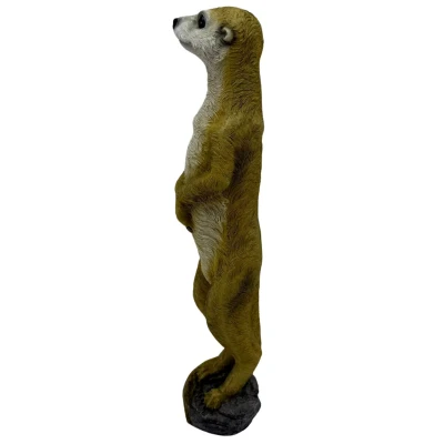 Prodex Surikata stojící polystone béžovošedá 51 cm dekorativní figurka
