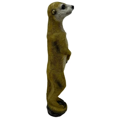 Prodex Surikata stojící polystone béžovošedá 51 cm dekorativní figurka
