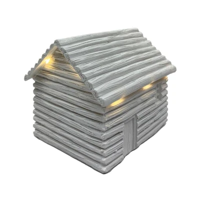 Prodex Domeček bílý LED 14 x 10 cm