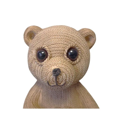 Prodex velký béžový pletený design 20 x 14 cm medvěd