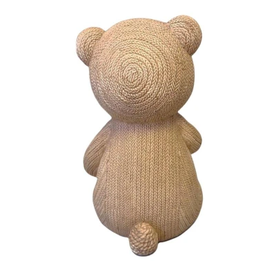 Prodex velký béžový pletený design 20 x 14 cm medvěd