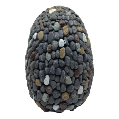 Prodex Ježek MG s kamínky šedo-hnědý 34 x 25 cm zahradní dekorace