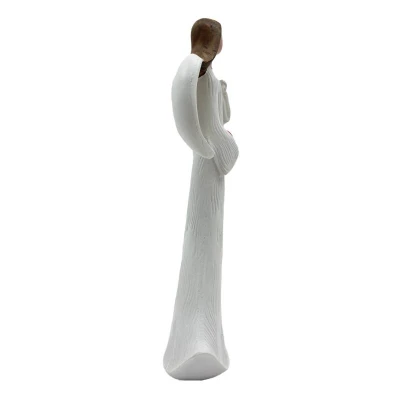 Prodex Anděl bílý s červeným srdcem 21 cm