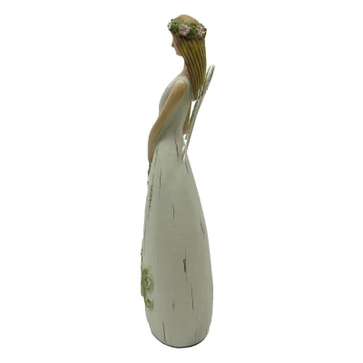 Prodex Víla s plechovými křídly 25 cm dekorativní figurka