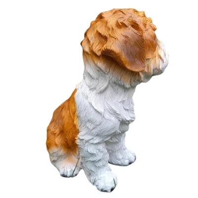 Prodex Pes shih-tzu sedící velký 30 x 21 cm polystonová dekorace