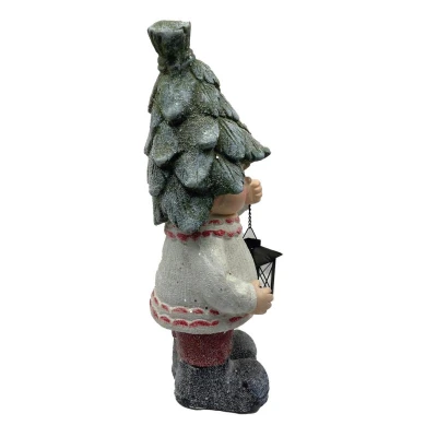Prodex Kluk s lucernou MG lístková čepice 46 x 20 cm zahradní figurka