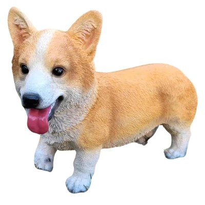 Prodex Welsh Corgi 30 x 26 cm polystonová dekorativní soška psa