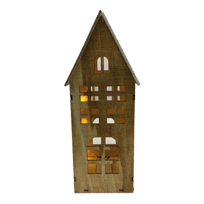 Prodex Domek hnědý LED velký 25 x 11 cm