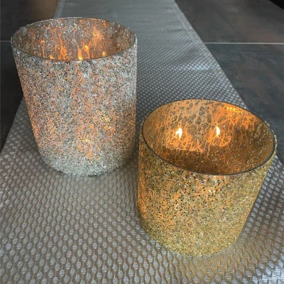 Prodex Kalíšek na svíčku stříbrný střední 10 x 10 cm