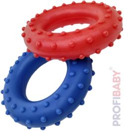 Profibaby Baby kroužky masážní 7cm set 2ks mix barev pro miminko Profibaby Baby kroužky masážní 7cm set 2ks mix barev pro miminko