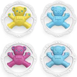 PROFIBABY Baby kruh medvěd / zajíc 12cm chrastítko 2 druhy pro miminko