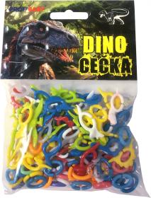 Profibaby Céčka dino barevná retro set 150ks v sáčku plast Profibaby Céčka dino barevná retro set 150ks v sáčku plast