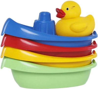 Profibaby Lodičky set 4ks s kačenkou do koupele do vody pro miminko