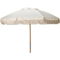 Progarden Dřevěný slunečník 180 cm béžová