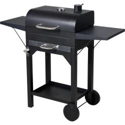 Progarden Gril na dřevěné uhlí na kolečkách 48 x 32 cm