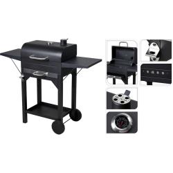 Progarden Gril na dřevěné uhlí na kolečkách 48 x 32 cm