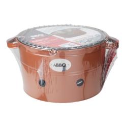 Progarden Gril na dřevěné uhlí přenosný 34 cm oranžová