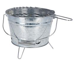 Progarden Gril přenosný zinkovaný kbelík 27 cm Progarden Gril přenosný zinkovaný kbelík 27 cm