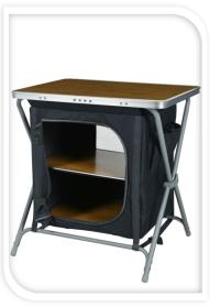 Progarden Kempingový nábytek skříňka skládací 60 x 65 cm