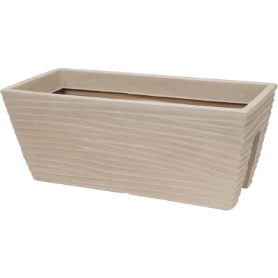 Progarden Květináč dekorativní hranatů 59 x 26 x 24 cm béžová Progarden Květináč dekorativní hranatů 59 x 26 x 24 cm béžová