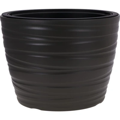 Progarden Květináč plastový 47x35 cm tmavě šedá