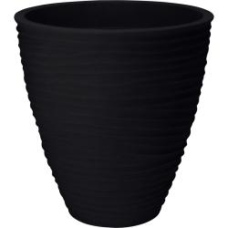 Progarden Květináč venkovní žebrovaný 40 cm antracit