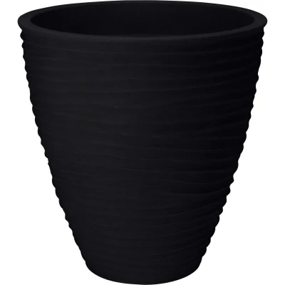 Progarden Květináč venkovní žebrovaný 40 cm antracit Progarden Květináč venkovní žebrovaný 40 cm antracit