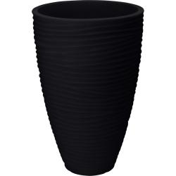 Progarden Květináč venkovní žebrovaný 40 cm antracit