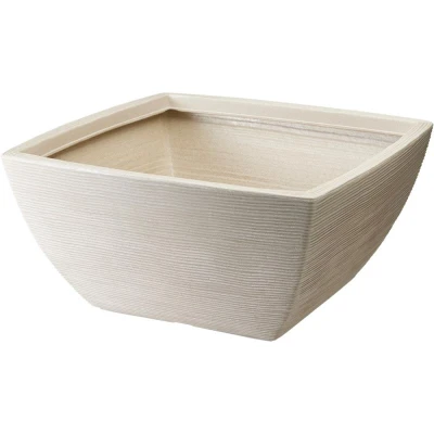 Progarden Květináč žebrovaný čtvercový 52 x 25 cm písková