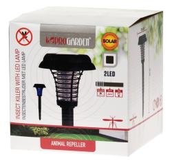 Progarden Lapač hmyzu UV solární lampa 2v1 40 cm