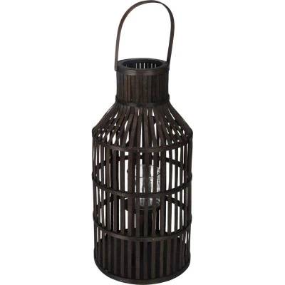Progarden Lucerna na svíčku 22 x 58 cm dřevo hnědá Progarden Lucerna na svíčku 22 x 58 cm dřevo hnědá