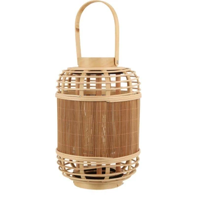 Progarden Lucerna na svíčku 33 cm bambus