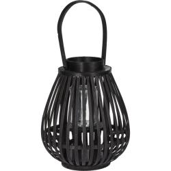 Progarden Lucerna na svíčku babusová 27 cm černá Progarden Lucerna na svíčku babusová 27 cm černá
