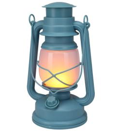 Progarden Lucerna s LED plamenem 24 cm modrá Progarden Lucerna s LED plamenem 24 cm modrá