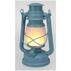 Progarden Lucerna s LED plamenem 24 cm modrá