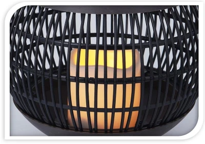 Progarden Lucerna solární s LED svíčkou 22 x 23 cm