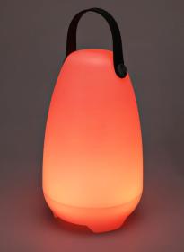 Progarden Nabíjecí lampa kempingová venkovní s ovladačem RGB 26 cm